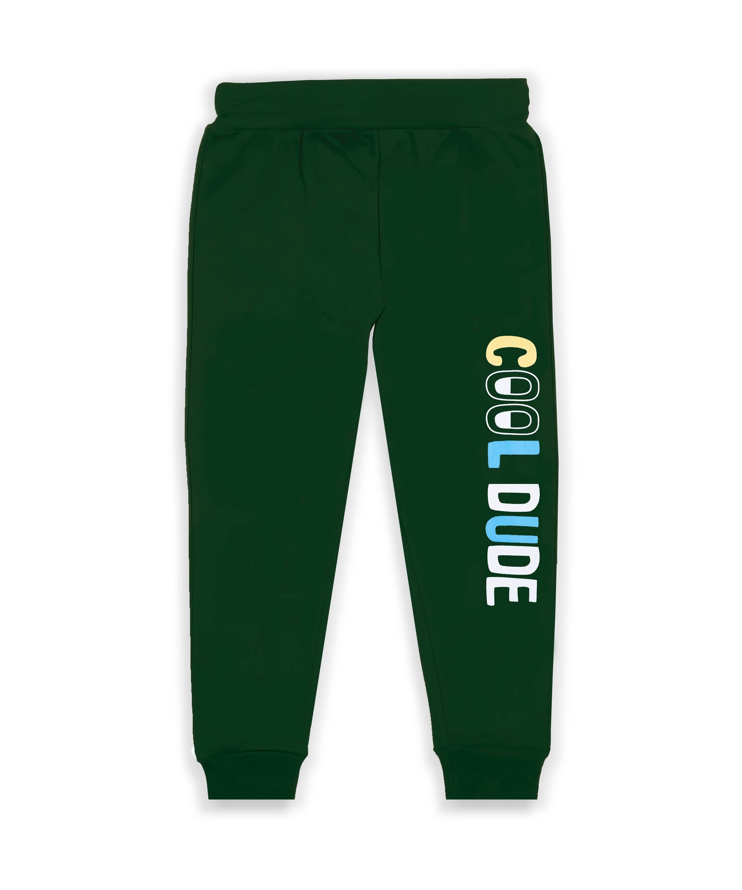 J&JP Kids Printed Track pant -Green