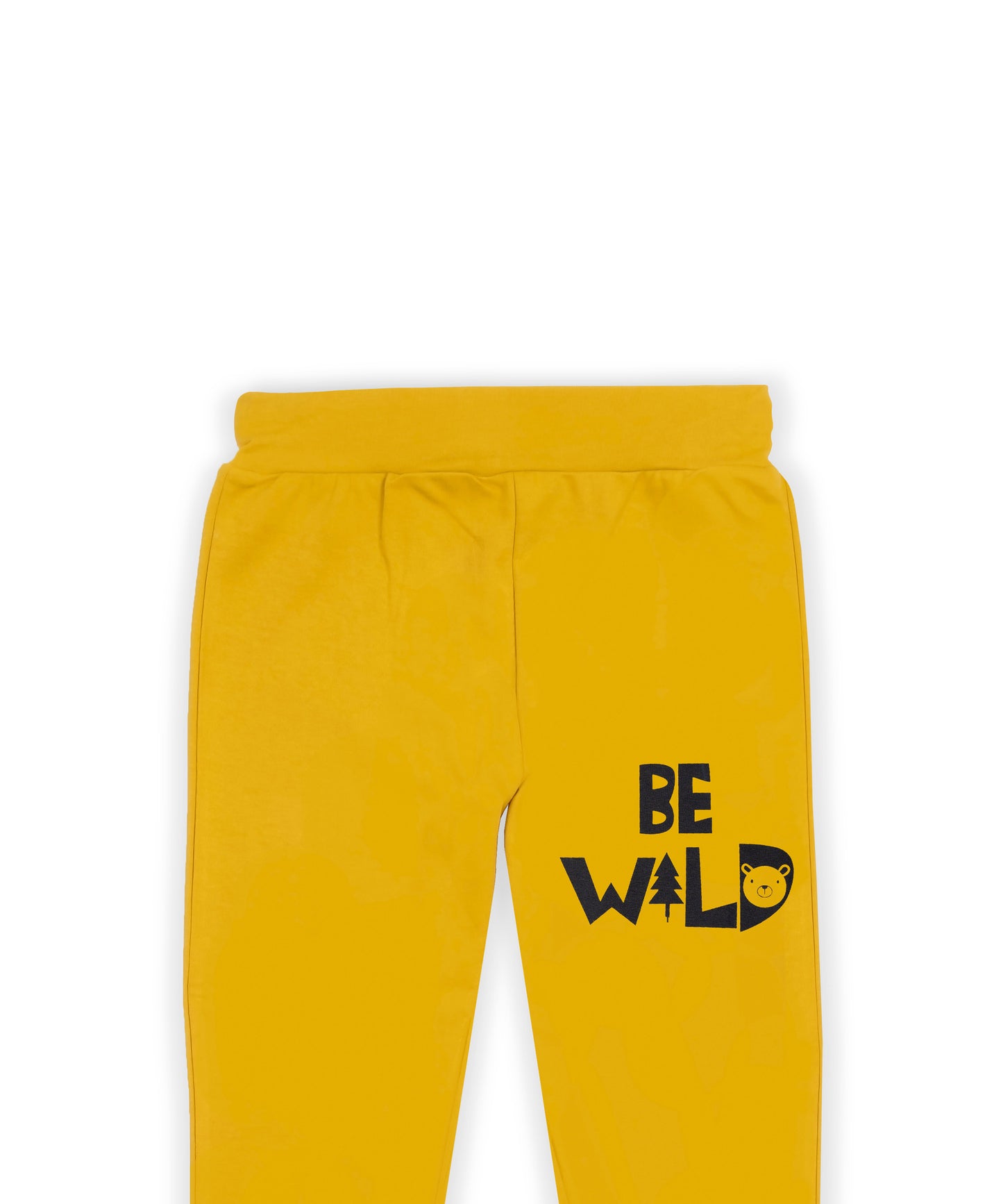 J&JP Kids Printed Track pant - Yellow