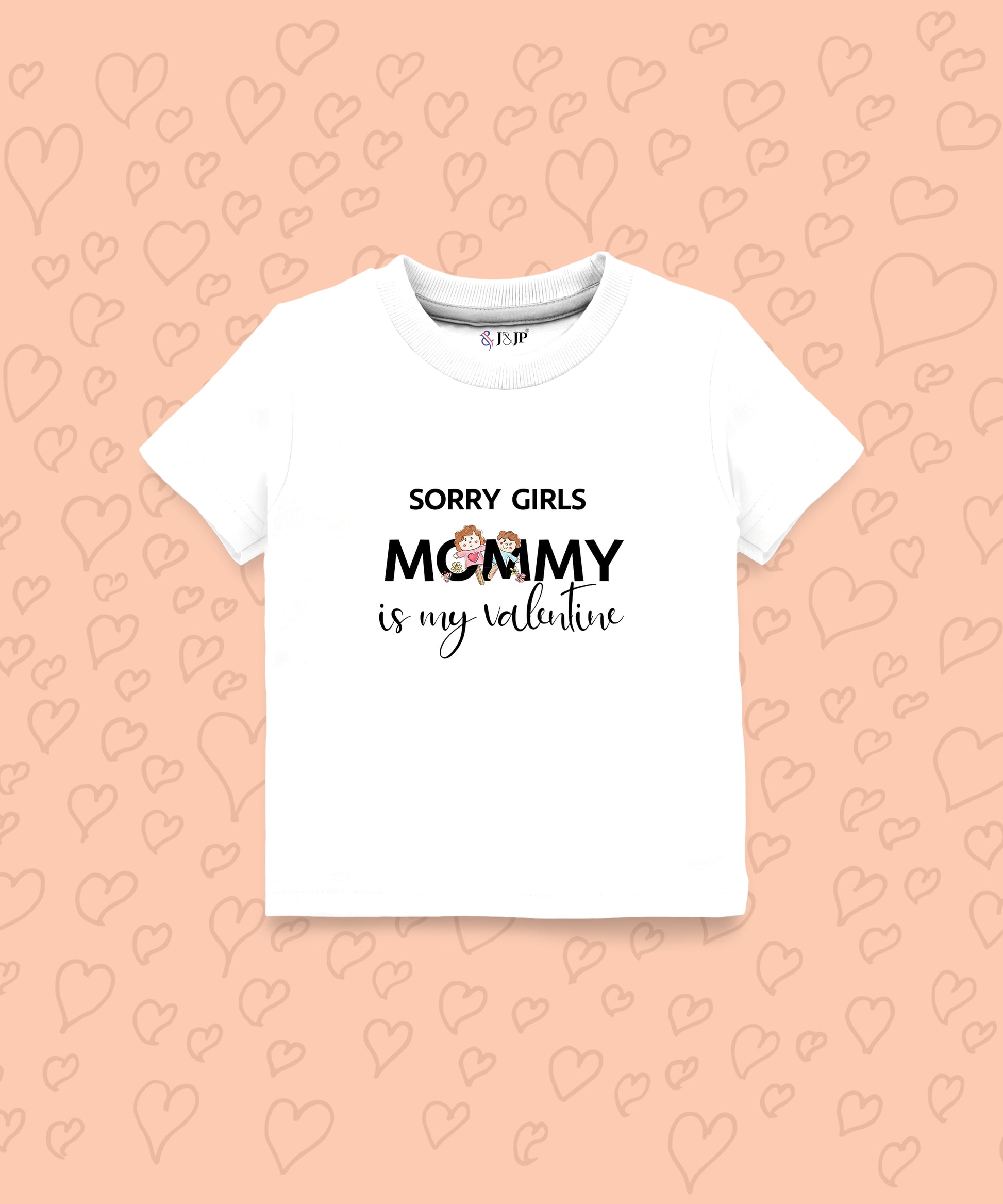 Kids My Valentine T-Shirt- White