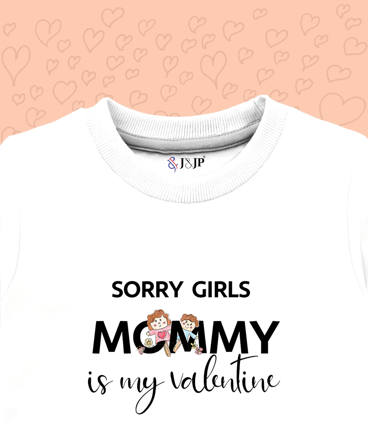 Kids My Valentine T-Shirt- White