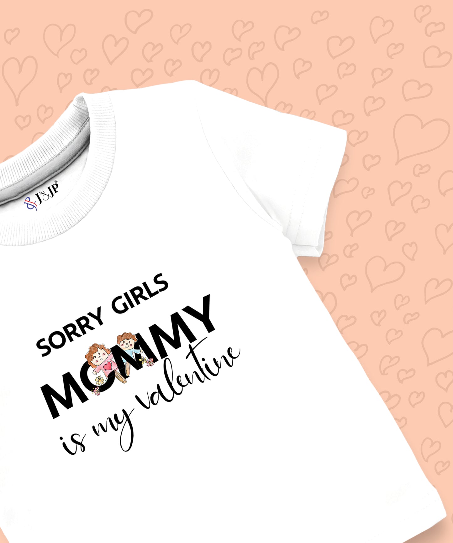 Kids My Valentine T-Shirt- White