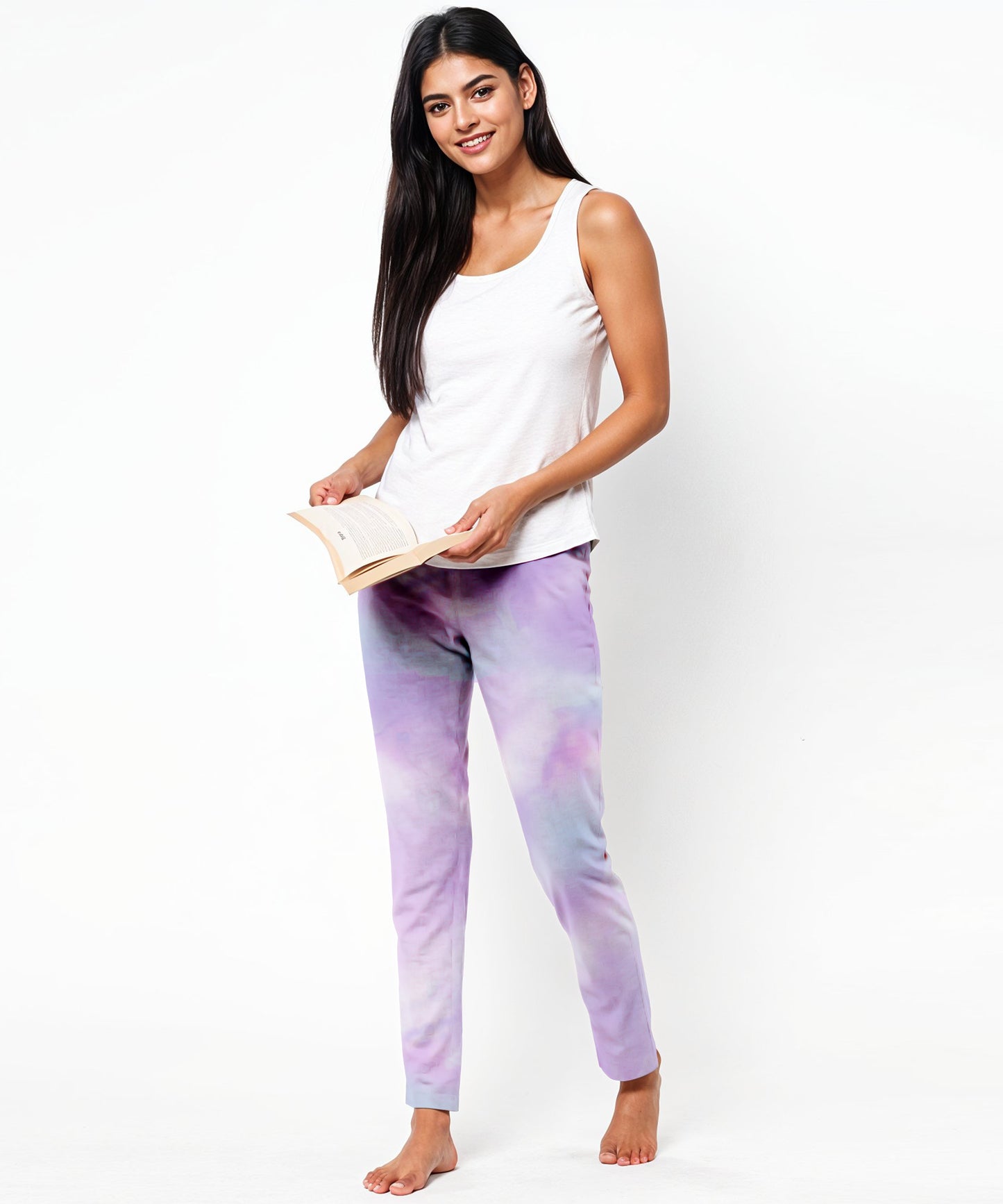 Women Track Pant-Purple