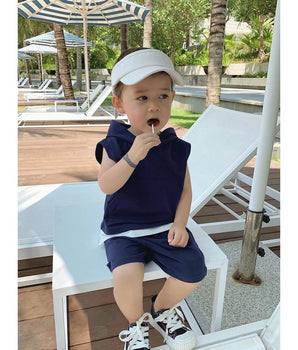 J&JP Kids Solid Stylish T-shirt and Shorts