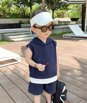 J&JP Kids Solid Stylish T-shirt and Shorts