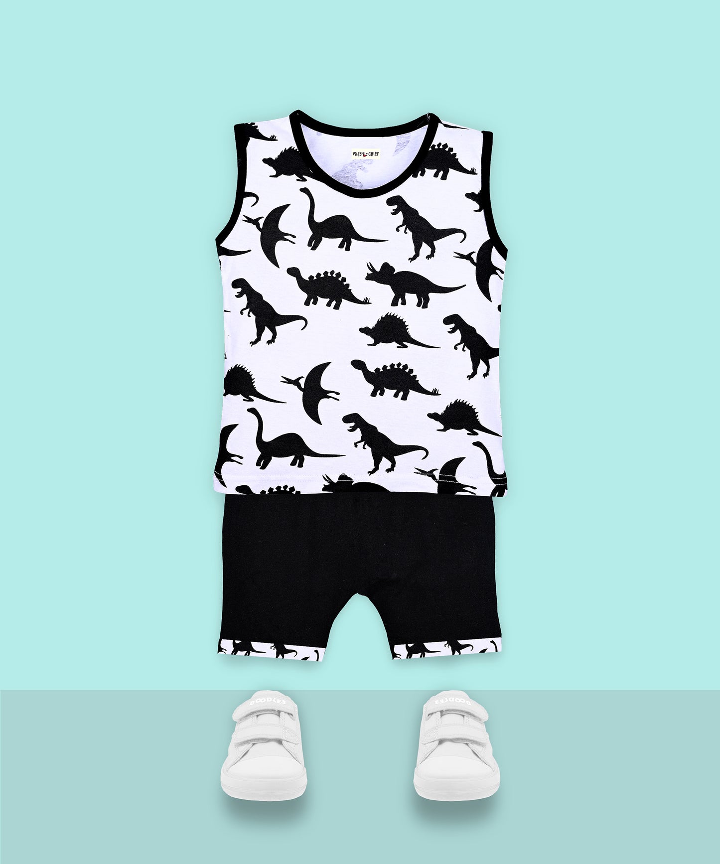 J&JP Kids Boys Printed Top and Shorts Set