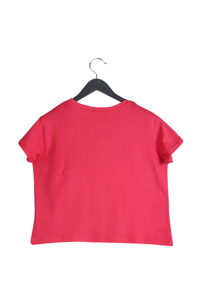 Women Pink Half sleeve Cotton T-Shirt