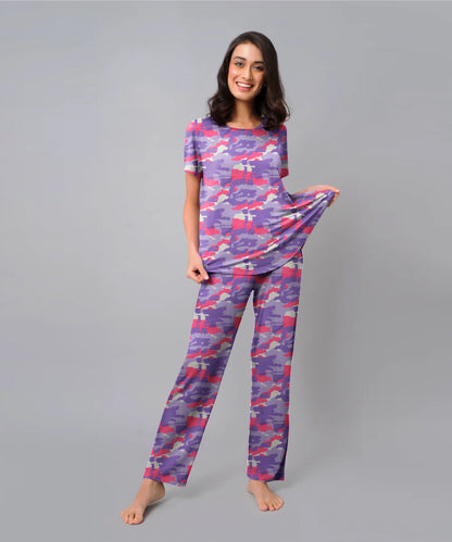 Women Multicolour Printed Cotton Clothing set